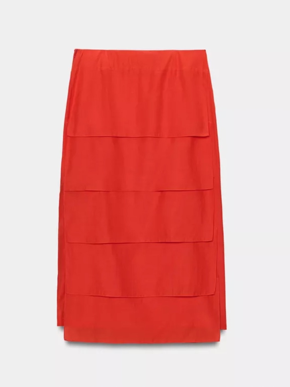 ZARA RUFFLE SKIRT - Picture 14 of 15